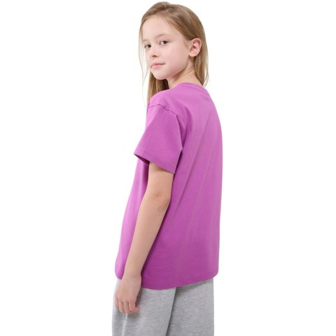 Koszulka dla dziewczynki 4F F2326 ciemny fiolet 4FJWSS25TTSHF2326 50S Koszulka dla dziewczynki 4F F2326 ciemny fiolet 4FJWSS25TTSHF2326 50S