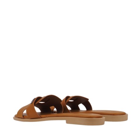 Klapki damskie Lee Estill Slider Low brązowe 50251024 35A