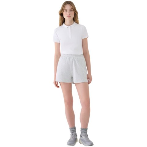 Koszulka damska polo 4F F365 biała 4FWMM00TPTSF365 10S Koszulka damska polo 4F F365 biała 4FWMM00TPTSF365 10S