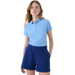 Koszulka damska polo 4F F365 denim 4FWMM00TPTSF365 32S