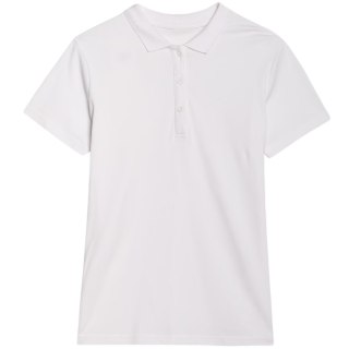 Koszulka damska polo 4F F514 biała 4FWMM00TPTSF514 10S