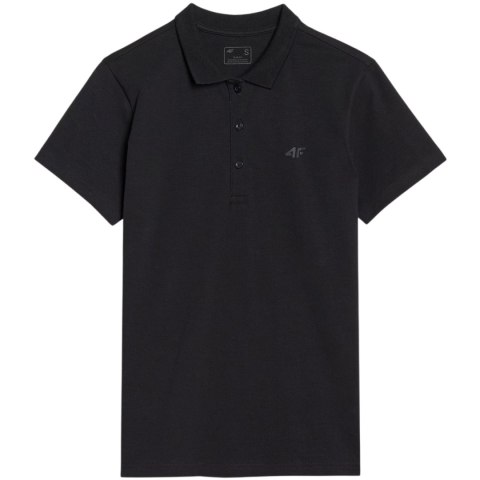 Koszulka damska polo 4F F514 głęboka czerń 4FWMM00TPTSF514 20S Koszulka damska polo 4F F514 głęboka czerń 4FWMM00TPTSF514 20S