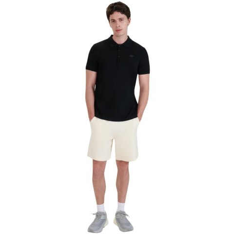 Koszulka męska polo 4F M366 głęboka czerń 4FWMM00TPTSM366 20S Koszulka męska polo 4F M366 głęboka czerń 4FWMM00TPTSM366 20S