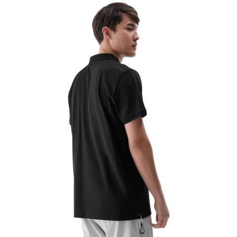 Koszulka męska polo 4F M367 głęboka czerń 4FWMM00TPTSM367 20S Koszulka męska polo 4F M367 głęboka czerń 4FWMM00TPTSM367 20S