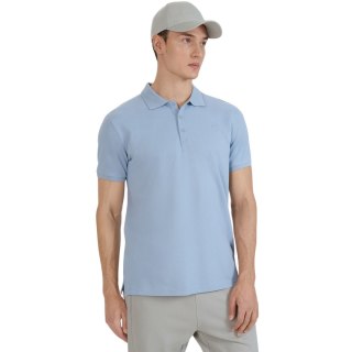 Koszulka męska polo 4F M407 jasnoniebieska 4FWSS25TPTSM407 34S