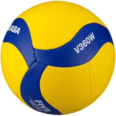 Piłka siatkowa Mikasa żółto-niebieska V360W Piłka siatkowa Mikasa żółto-niebieska V360W