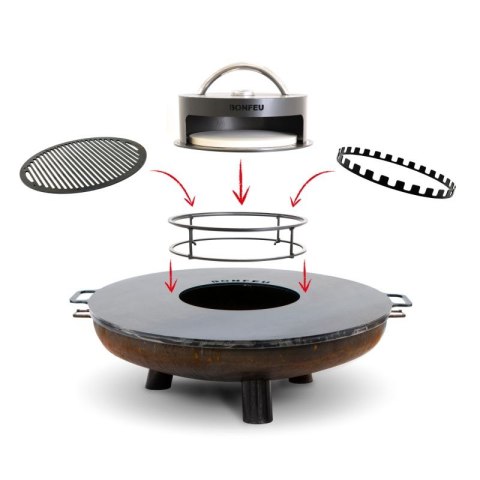 Palenisko ogrodowe Bonfeu Bonbowl Plus Ø80 FH3.800