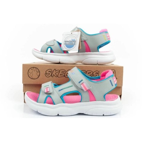 Sandały Skechers Jr 302984L/SLPK