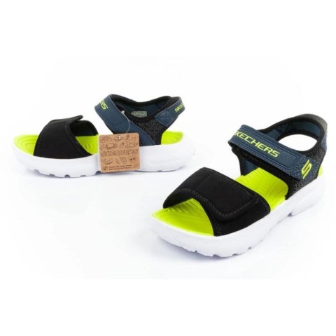Sandały Skechers Jr 406512L/BKLM