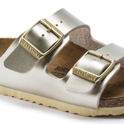 Klapki dziewczęce Birkenstock Arizona Kids Birko-Flor Electric Metallic Gold narrow wąskie (1014841) Klapki dziewczęce Birkenstock Arizona Kids Birko-Flor Electric Metallic Gold narrow wąskie (1014841)