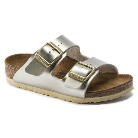 Klapki dziewczęce Birkenstock Arizona Kids Birko-Flor Electric Metallic Gold narrow wąskie (1014841) Klapki dziewczęce Birkenstock Arizona Kids Birko-Flor Electric Metallic Gold narrow wąskie (1014841)