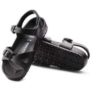 Sandały dziecięce Birkenstock RIO KIDS EVA Black czarne narrow wąskie (0126113)