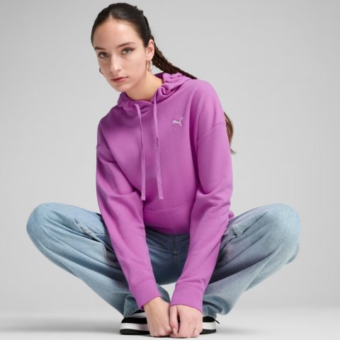 Bluza damska Puma ESS Comfort Hoodie fioletowa 682387 89