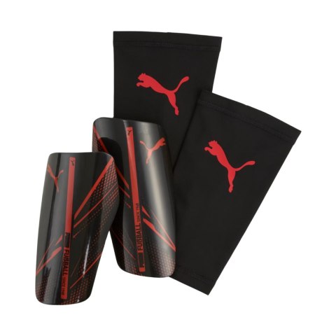 Ochraniacze piłkarskie Puma Attacanto Sleeve czarno-czerwone 030887 09