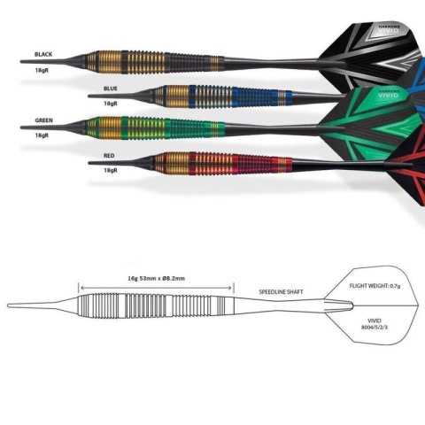 Rzutki Harrows Vivid Softip HS-TNK-000013786