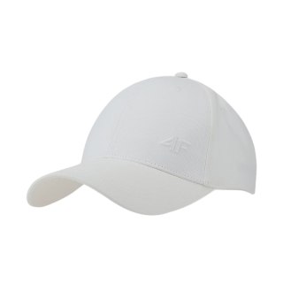 Czapka z daszkiem 4F U367 złamana biel 4FWSS25ACABU367 11S