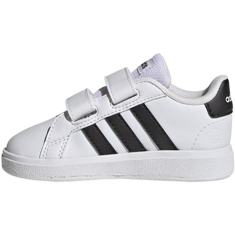 Buty dla dzieci adidas Grand Court CF biało-czarne GW6527 Buty dla dzieci adidas Grand Court CF biało-czarne GW6527