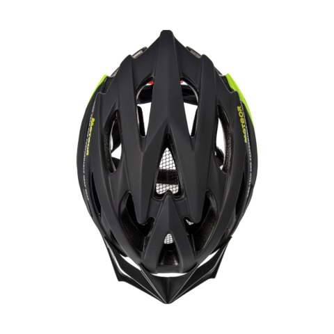Kask rowerowy Meteor MV29 Drizzle L 58-61 cm czarny/neonowy zielony 16921