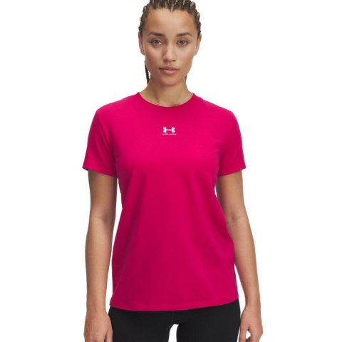 Koszulka Under Armour Rival Core SS W 1383648 681 Koszulka Under Armour Rival Core SS W 1383648 681