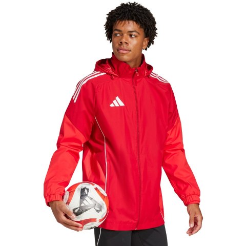 Kurtka męska adidas Tiro 25 Competition All-Weather czerwona JI6503