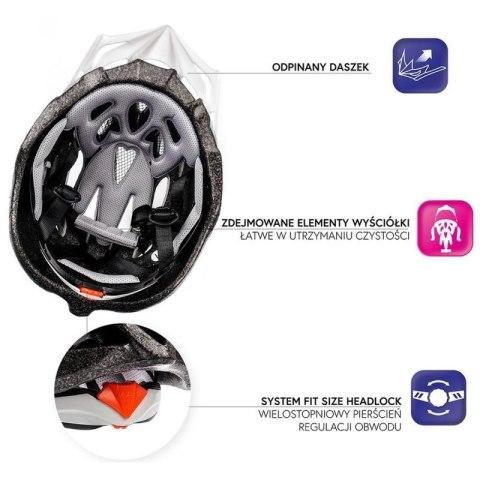 Kask rowerowy Meteor MV29 Drizzle 16920