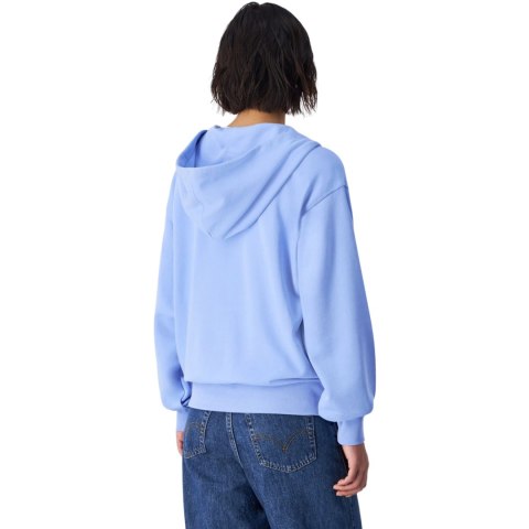 Bluza damska Champion Full Zip Hoodie Sweatshirt błękitna 117787 BS186