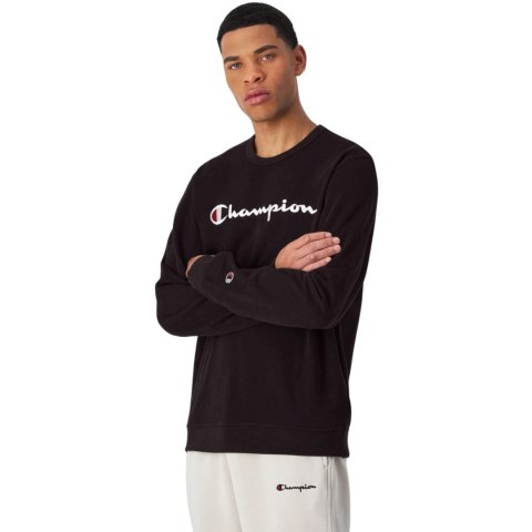 Bluza męska Champion Crewneck Sweatshirt czarna 220727 KK001