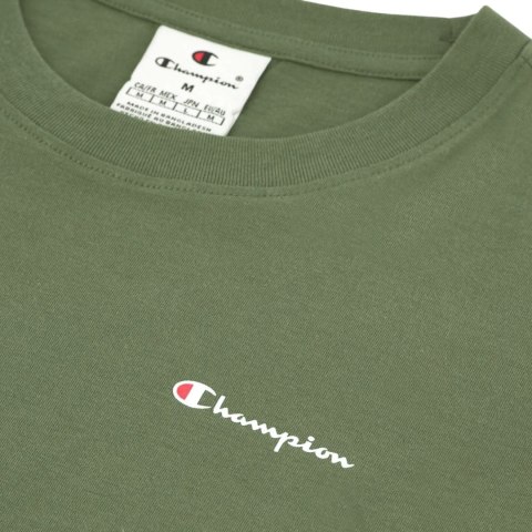 Koszulka damska Champion SS Tee zielona 118091 GS136