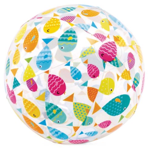 Dmuchana piłka plażowa wesołe rybki 51 cm INTEX 59040 Dmuchana piłka plażowa wesołe rybki 51 cm INTEX 59040