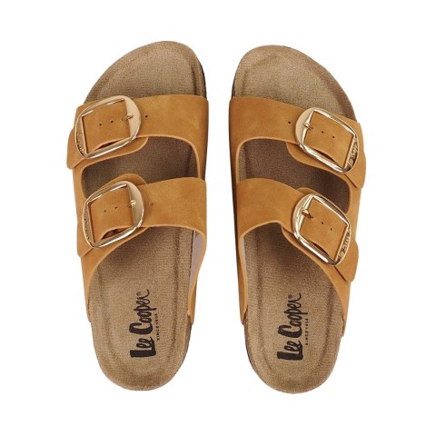 Klapki damskie Lee Cooper jasnobrązowe LCW-25-35-3485LA Klapki damskie Lee Cooper jasnobrązowe LCW-25-35-3485LA