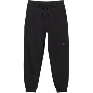 Spodnie dla chłopca 4F CAS M1103 głęboka czerń 4FJWSS25TTROM1103 20S