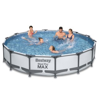 Basen ogrodowy stelażowy 457 x 107 cm 18w1 Bestway 56488