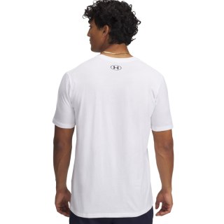 Koszulka męska Under Armour Stacked Logo SS biała 6000211 100