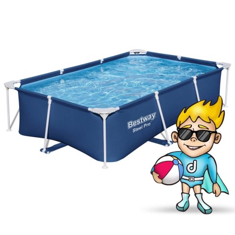 Basen ogrodowy stelażowy 259 x 170 x 61 cm Bestway 56403N Basen ogrodowy stelażowy 259 x 170 x 61 cm Bestway 56403N