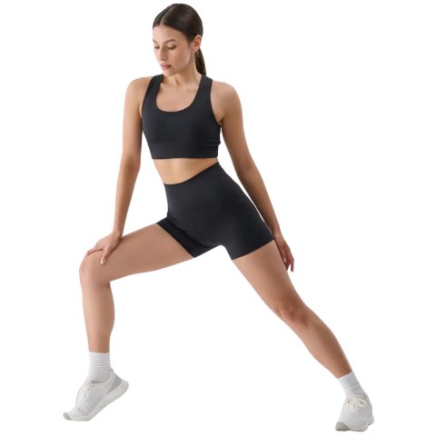 Legginsy damskie krótkie 4F FNK F021 głęboka czerń 4FRSS25TFSTF021 20S Legginsy damskie krótkie 4F FNK F021 głęboka czerń 4FRSS25TFSTF021 20S