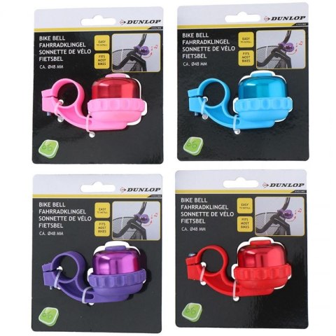 Dzwonek rowerowy Dunlop Bell D48mm 4ass AL 53127 Dzwonek rowerowy Dunlop Bell D48mm 4ass AL 53127