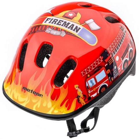 Kask rowerowy Meteor KS06 Firetracker rozm. S 48-52 cm Jr 24837