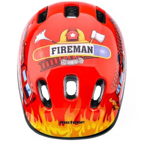 Kask rowerowy Meteor KS06 Firetracker rozm. S 48-52 cm Jr 24837