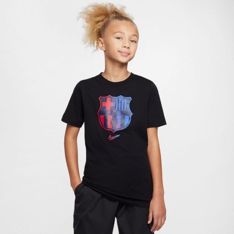 Koszulka Nike FC Barcelona Crest Tee Jr FZ0034-010 Koszulka Nike FC Barcelona Crest Tee Jr FZ0034-010