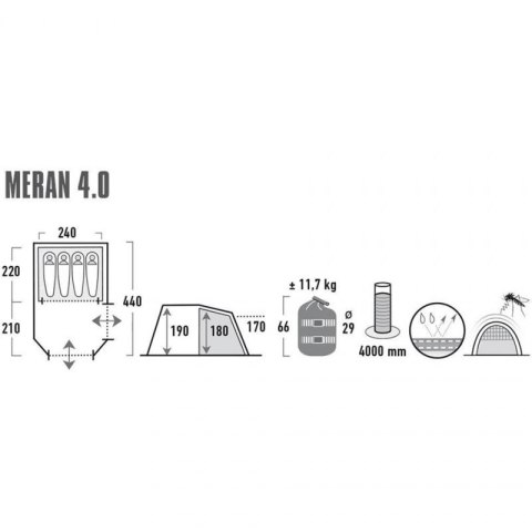 Namiot High Peak Meran 4 11806