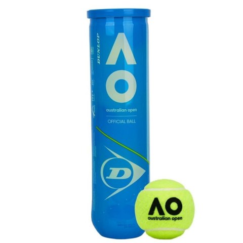 Piłka tenisowa Dunlop Australian Open 4 szt AUO1 Piłka tenisowa Dunlop Australian Open 4 szt AUO1