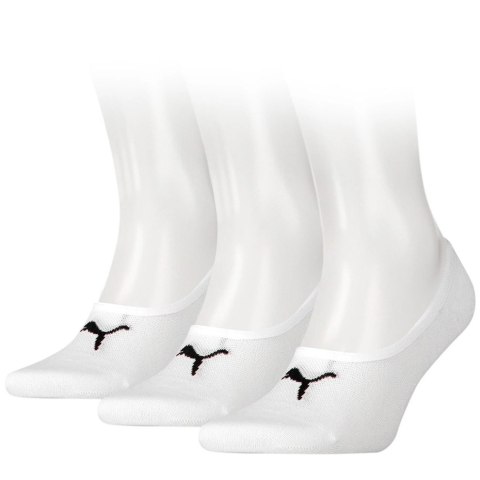 Skarpety Puma Footie 3Pack Unisex białe 906930 02 Skarpety Puma Footie 3Pack Unisex białe 906930 02