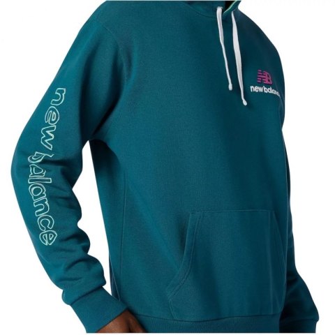Bluza New Balance Athletics Clash Hoodie M MT13564MTL