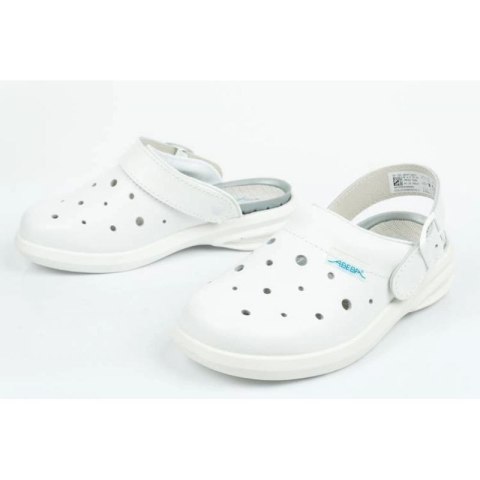 Chodaki buty medyczne Abeba skóra 7630