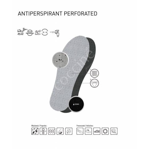 Wkładki do butów Coccine Antiperspirant Perforated DA0213