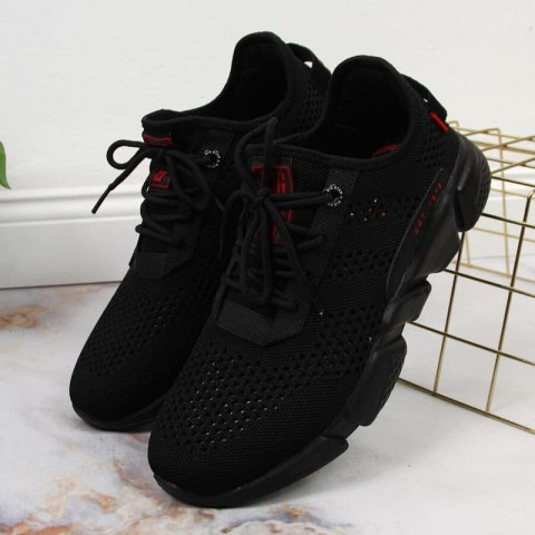 Buty sportowe tekstylne Big Star W JJ274273 czarne Buty sportowe tekstylne Big Star W JJ274273 czarne