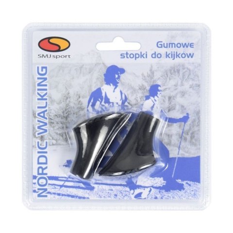 Stopki, gumowe nakładki SMJ sport do kijków Nordic Walking blister HS-TNK-000006679