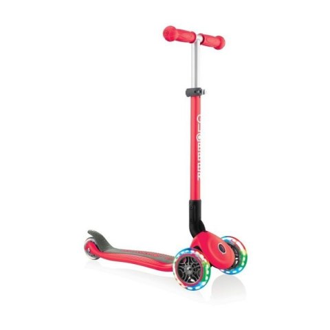Hulajnoga 3-kołowa Globber Primo Foldable Lights 432-102-2 New Red