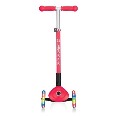 Hulajnoga 3-kołowa Globber Primo Foldable Lights 432-102-2 New Red