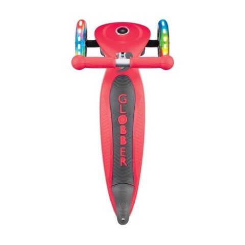 Hulajnoga 3-kołowa Globber Primo Foldable Lights 432-102-2 New Red